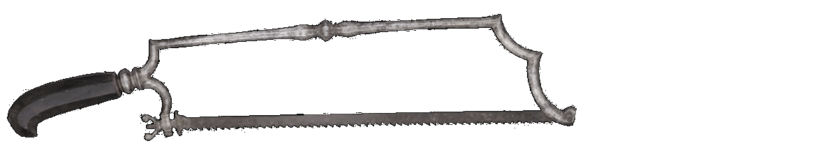 bone saw slicing back and forth